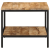 Stolik kawowy, 55x55x45 cm, surowe lite drewno mango