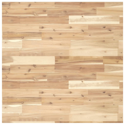 Blat do stolika, kwadratowy, 90x90x2 cm, lite drewno akacjowe