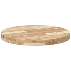 Blat do stolika, okrągły, Ø50x4 cm, lite drewno akacjowe