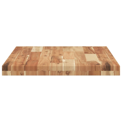 Blat stołu, prostokątny, 160x50x4 cm, lite drewno akacjowe