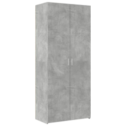 Wysoka szafka, szarość betonu, 80x42,5x249 cm