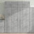 Wysoka szafka, szarość betonu, 80x42,5x185 cm