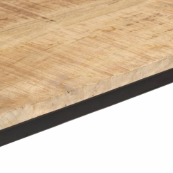 Stół jadalniany, 110x55x75 cm, surowe lite drewno mango