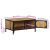 Stolik kawowy, 80x50x40 cm, surowe lite drewno mango