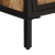 Stolik kawowy, 80x50x40 cm, surowe lite drewno mango