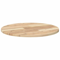 Blat do stolika, okrągły, Ø60x2 cm, lite drewno akacjowe