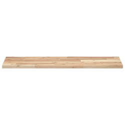 Półka ścienna, 100x30x2 cm, surowe lite drewno akacjowe