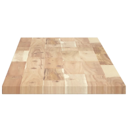 Półki ścienne, 4 szt., 120x30x2 cm, surowe lite drewno akacjowe