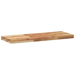 Półki ścienne, 3 szt., 80x30x4 cm, olejowane drewno akacjowe