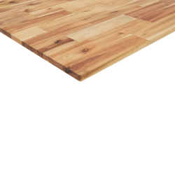 Półki ścienne, 2 szt., 160x20x2 cm, olejowane drewno akacjowe