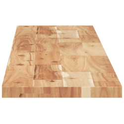 Półki ścienne, 3 szt., 140x20x2 cm, olejowane drewno akacjowe