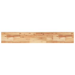 Półka ścienna, 140x20x2 cm, olejowane drewno akacjowe