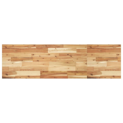 Półki ścienne, 3 szt., 140x40x2 cm, olejowane drewno akacjowe