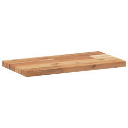 Półki ścienne, 3 szt., 60x20x2 cm, olejowane drewno akacjowe