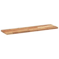 Półki ścienne, 2 szt., 100x20x2 cm, olejowane drewno akacjowe
