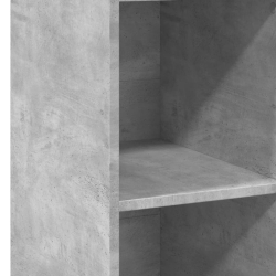 Wysoka szafka, szarość betonu, 30x41x124 cm