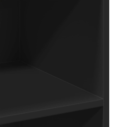 Szafka, czarna, 70x41x93 cm, materiał drewnopochodny