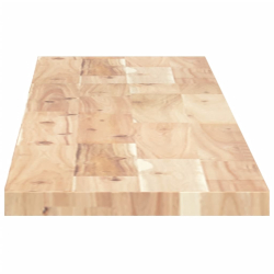 Półka ścienna, 160x20x2 cm, surowe lite drewno akacjowe