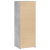 Wysoka szafka, szarość betonu, 45x41x124 cm
