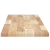 Półki ścienne, 4 szt., 140x30x2 cm, surowe lite drewno akacjowe