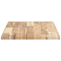 Półki ścienne, 2 szt., 100x40x2 cm, surowe lite drewno akacjowe