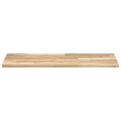 Półka ścienna, 100x40x2 cm, surowe lite drewno akacjowe