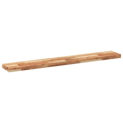 Półki ścienne, 3 szt., 120x20x4 cm, olejowane drewno akacjowe