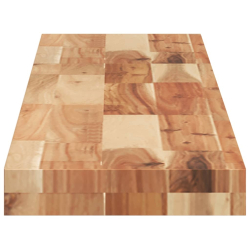 Półka ścienna, 120x20x4 cm, olejowane drewno akacjowe
