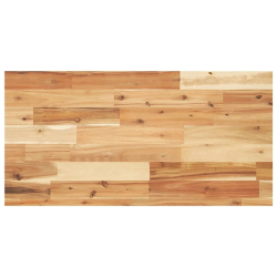 Półki ścienne, 4 szt., 60x40x4 cm, olejowane drewno akacjowe