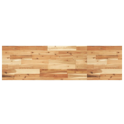 Półki ścienne, 2 szt., 140x40x4 cm, olejowane drewno akacjowe