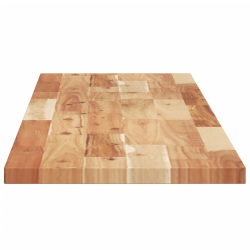 Półki ścienne, 3 szt., 140x30x2 cm, olejowane drewno akacjowe