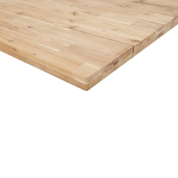 Półki ścienne, 3 szt., 120x30x4 cm, surowe lite drewno akacjowe