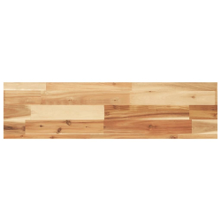 Półki ścienne, 4 szt., 100x20x4 cm, olejowane drewno akacjowe