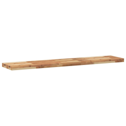 Półki ścienne, 3 szt., 120x30x4 cm, olejowane drewno akacjowe