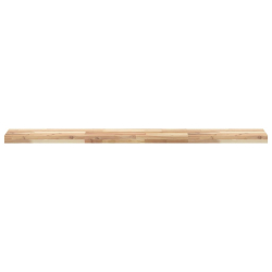 Półki ścienne, 4 szt., 120x20x4 cm, surowe lite drewno akacjowe