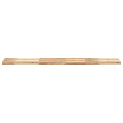 Półki ścienne, 3 szt., 160x30x4 cm, surowe lite drewno akacjowe