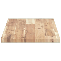 Półki ścienne, 2 szt., 100x30x2 cm, surowe lite drewno akacjowe