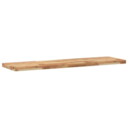 Półki ścienne, 4 szt., 140x40x4 cm, olejowane drewno akacjowe