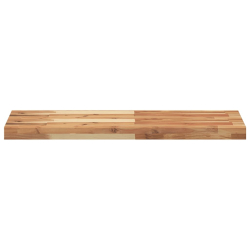 Półki ścienne, 2 szt., 80x30x4 cm, olejowane drewno akacjowe