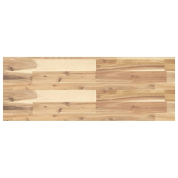 Półki ścienne, 3 szt., 80x30x4 cm, surowe lite drewno akacjowe