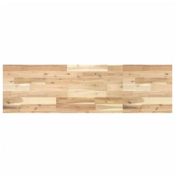 Półki ścienne, 3 szt., 120x40x4 cm, surowe lite drewno akacjowe