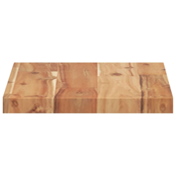 Półki ścienne, 4 szt., 40x20x2 cm, olejowane drewno akacjowe