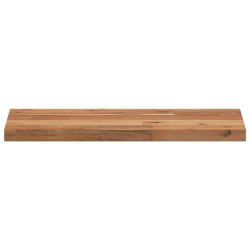 Półki ścienne, 4 szt., 60x20x2 cm, olejowane drewno akacjowe
