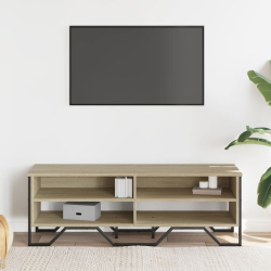 Szafka pod TV, dąb sonoma, 122x34x41 cm materiał drewnopochodny