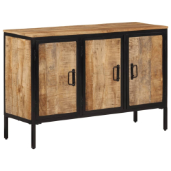 Szafka, 105x35x70 cm, lite surowe drewno mango