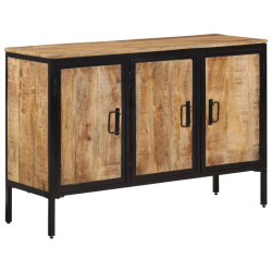 Szafka, 105x35x70 cm, lite surowe drewno mango