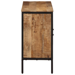 Szafka, 105x35x70 cm, lite surowe drewno mango