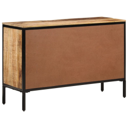 Szafka, 105x35x70 cm, lite surowe drewno mango