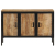 Szafka, 105x35x70 cm, lite surowe drewno mango