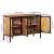 Szafka, 105x35x70 cm, lite surowe drewno mango